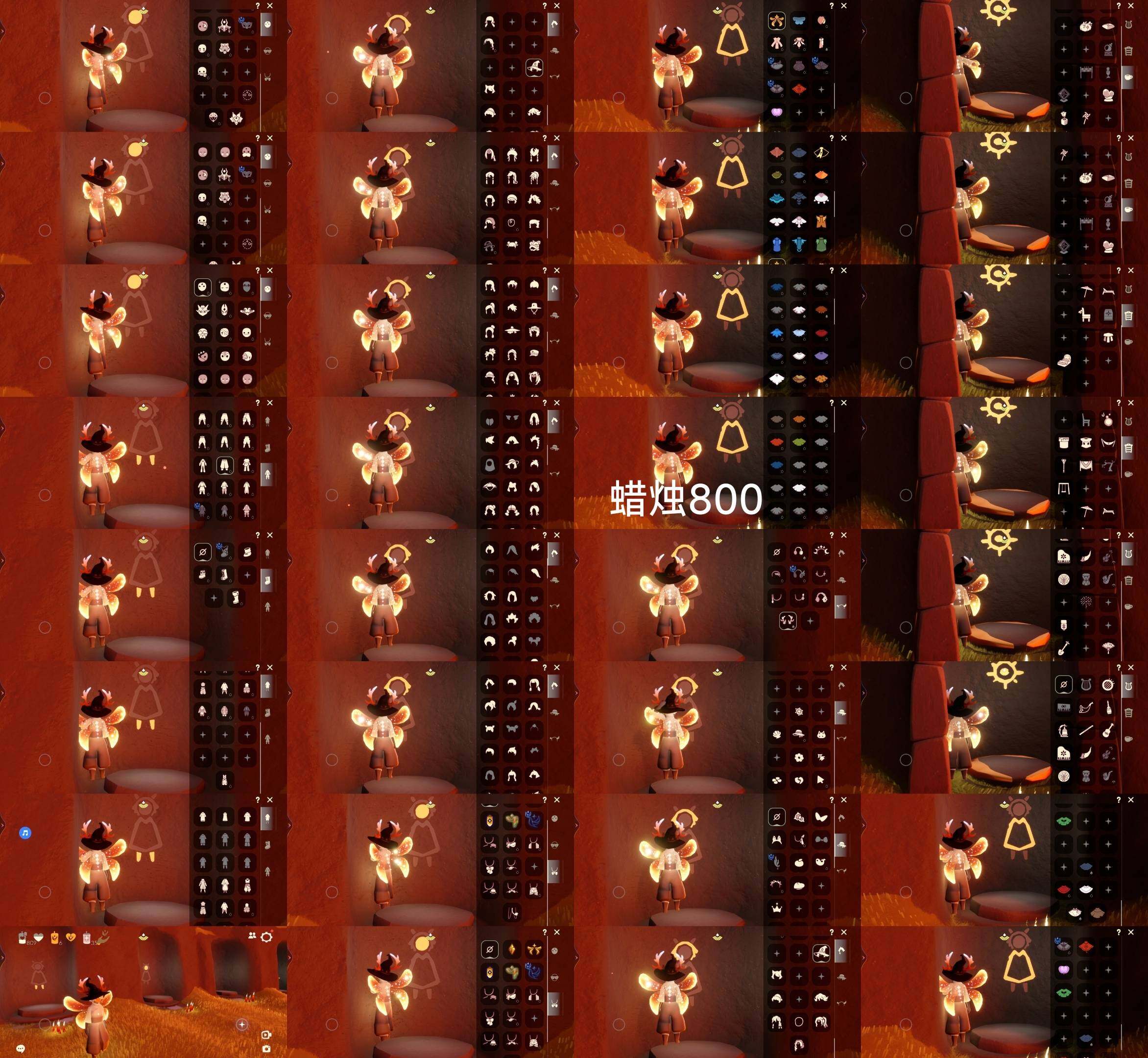 光遇账号vivo渠道服HE0189  蜡烛800 ✅渠道: VIVO ✅完成地图: 雨林霞谷墓土 ✅季节已毕业: 破晓毕业，欧若拉毕业，追忆半，染色毕业 ✅热门复刻/活动:鲲斗，透明蓝蝴蝶，黑脸，矮人面具红狐狸面具黄鼠狼