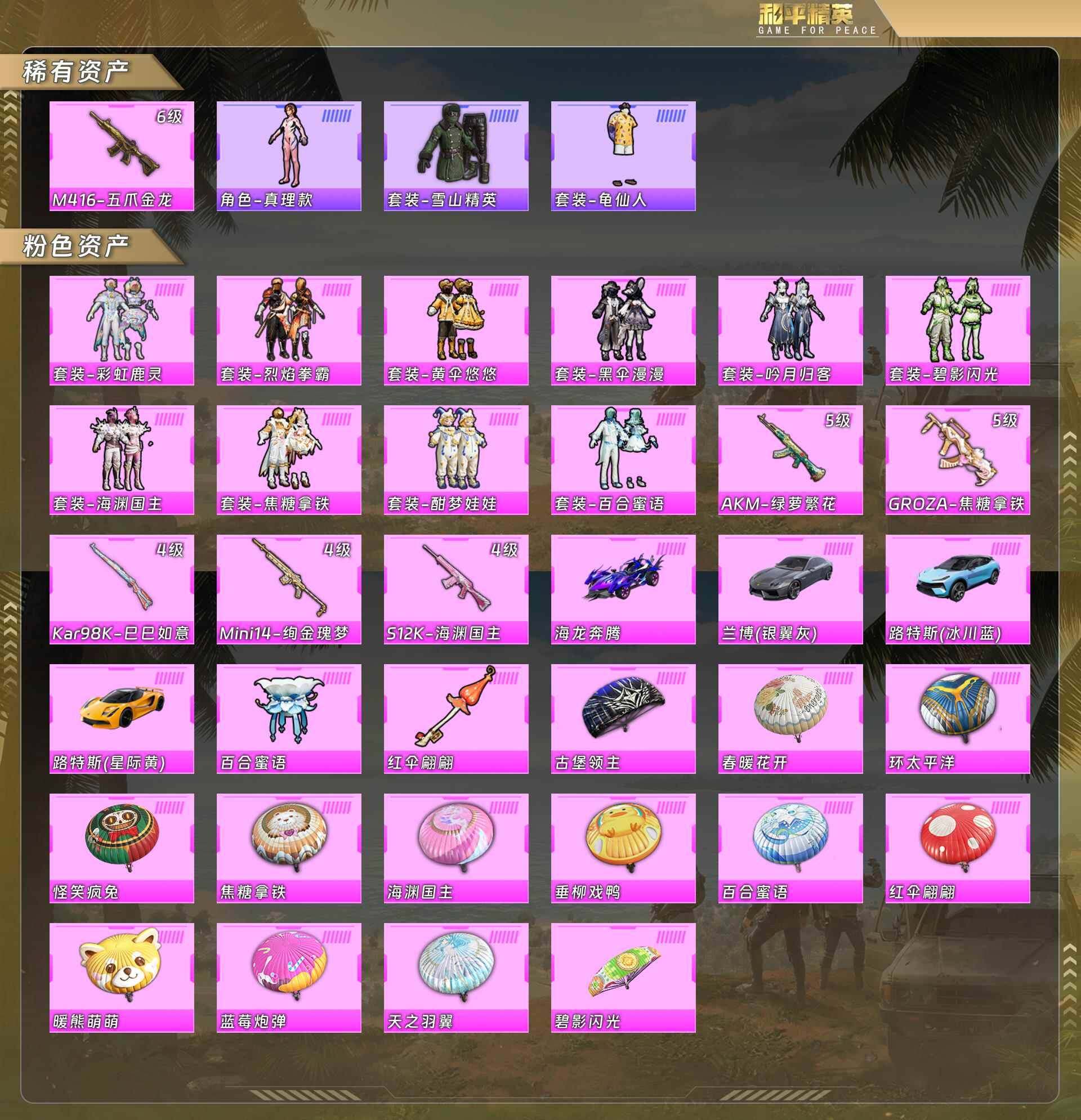 HPCMW478238和平精英账号详情图4