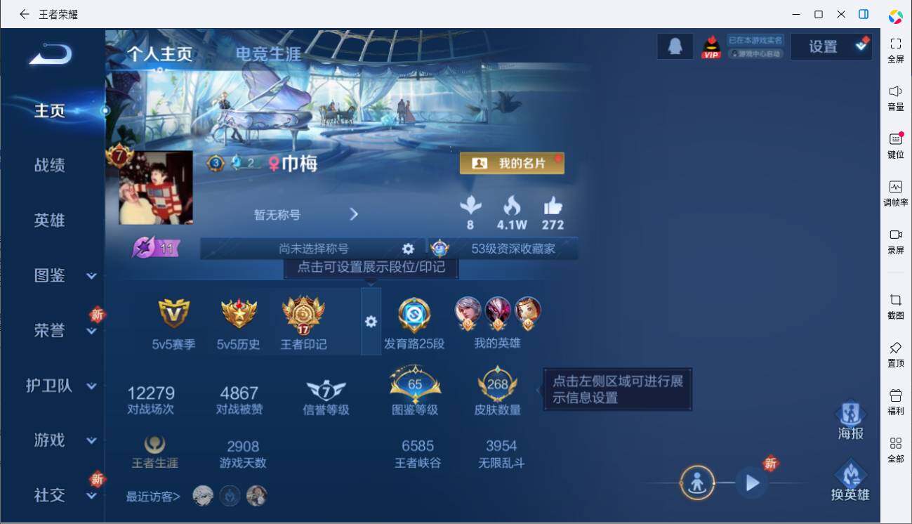 WZLE3433198王者荣耀账号详情图6