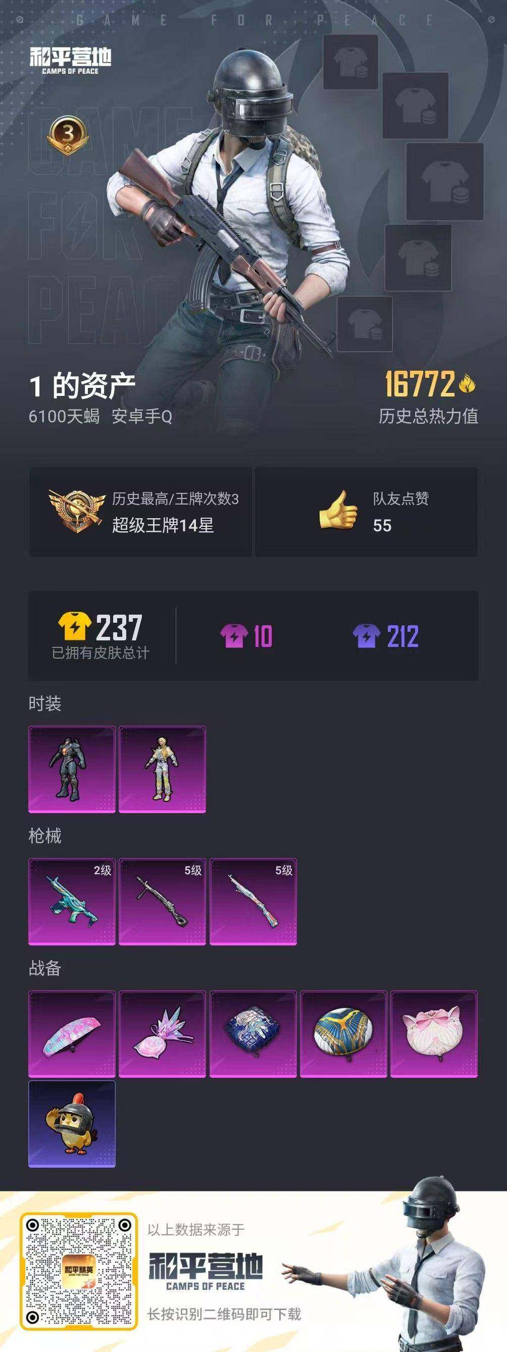 HPCMW3430489和平精英账号详情图3 HPCMW3430489和平精英账号详情图3