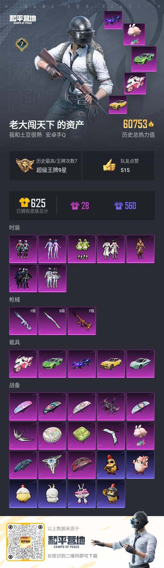 HPCMW3434662和平精英账号详情图3