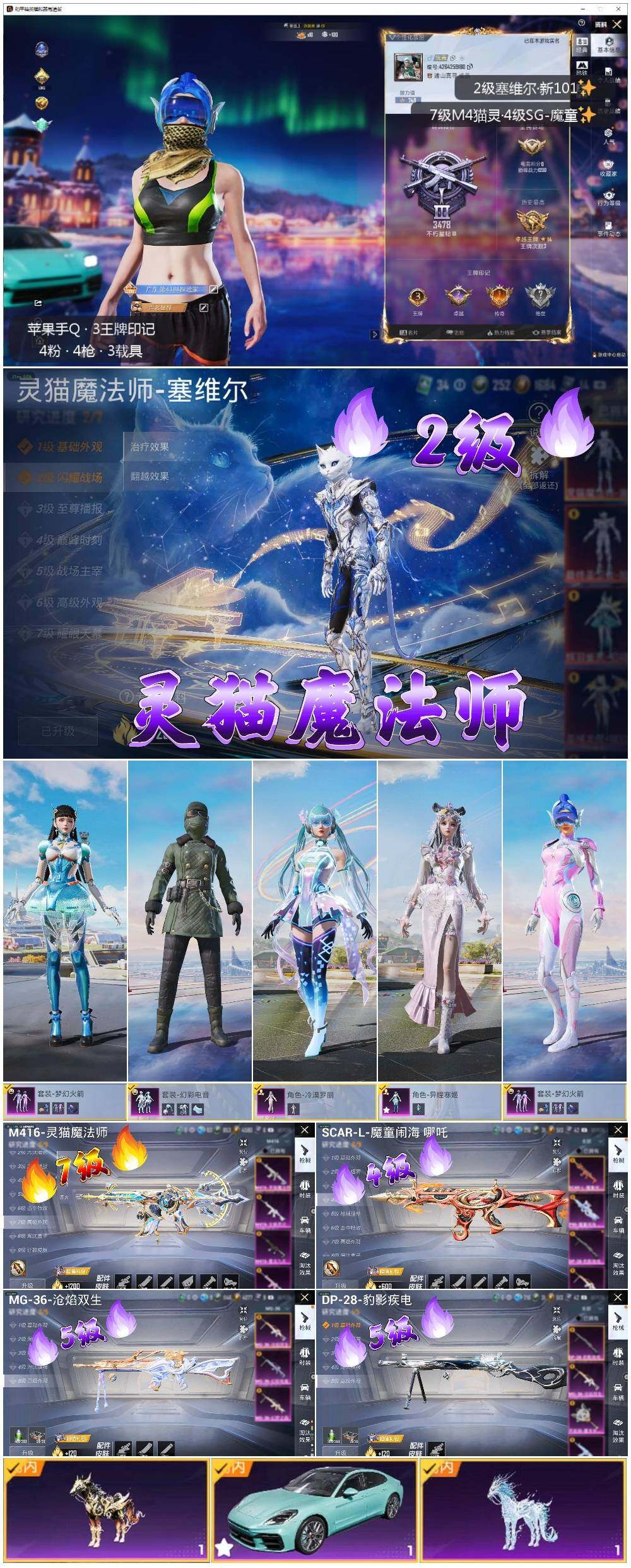 HPCMW3434631和平精英账号详情图2