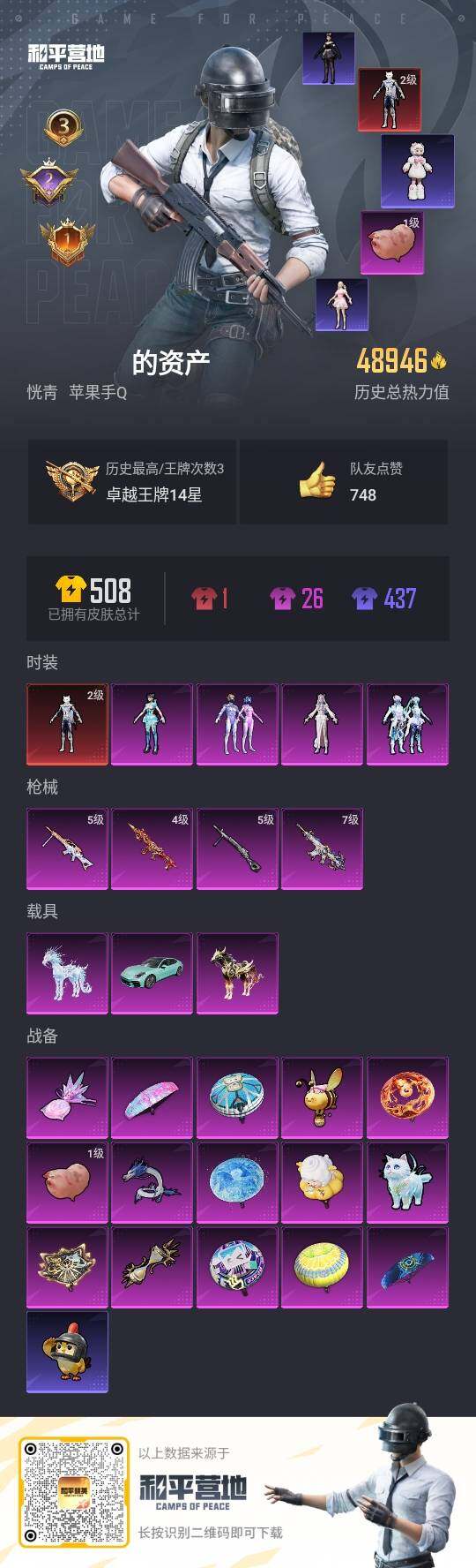 HPCMW3434631和平精英账号详情图3