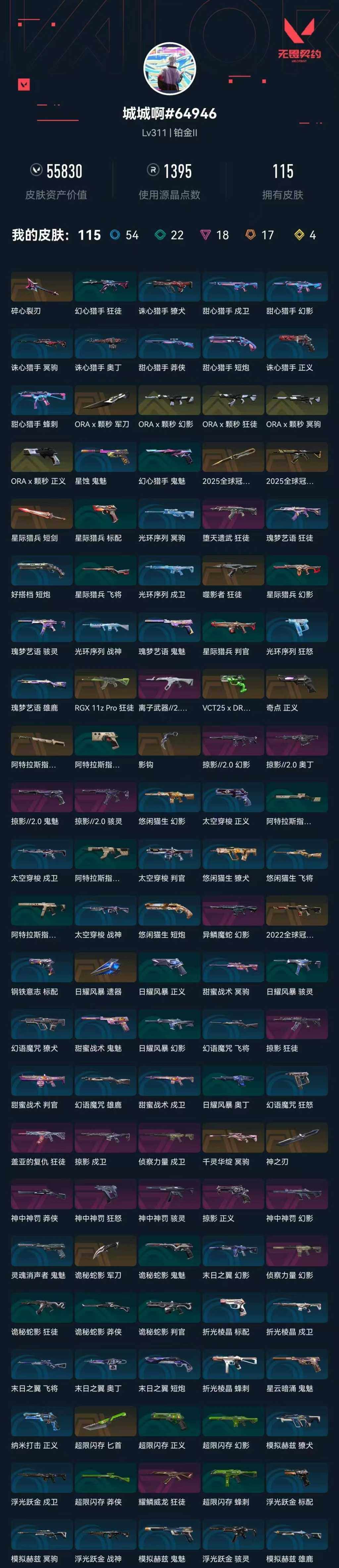 WWQXL329301无畏契约账号详情图5 WWQXL329301无畏契约账号详情图5