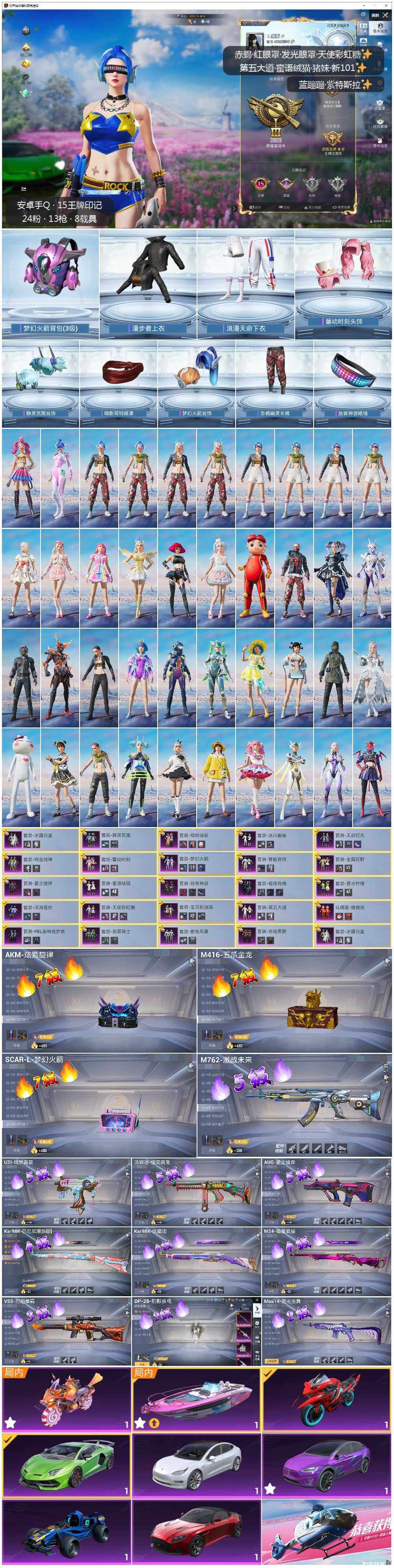 HPLE3436025和平精英账号详情图2 HPLE3436025和平精英账号详情图2