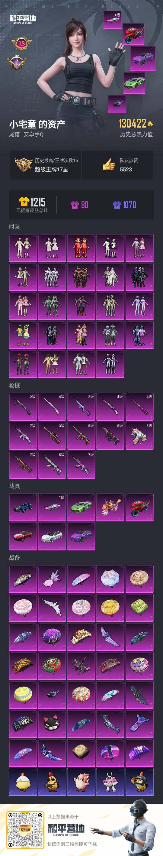 HPLE3436025和平精英账号详情图3 HPLE3436025和平精英账号详情图3