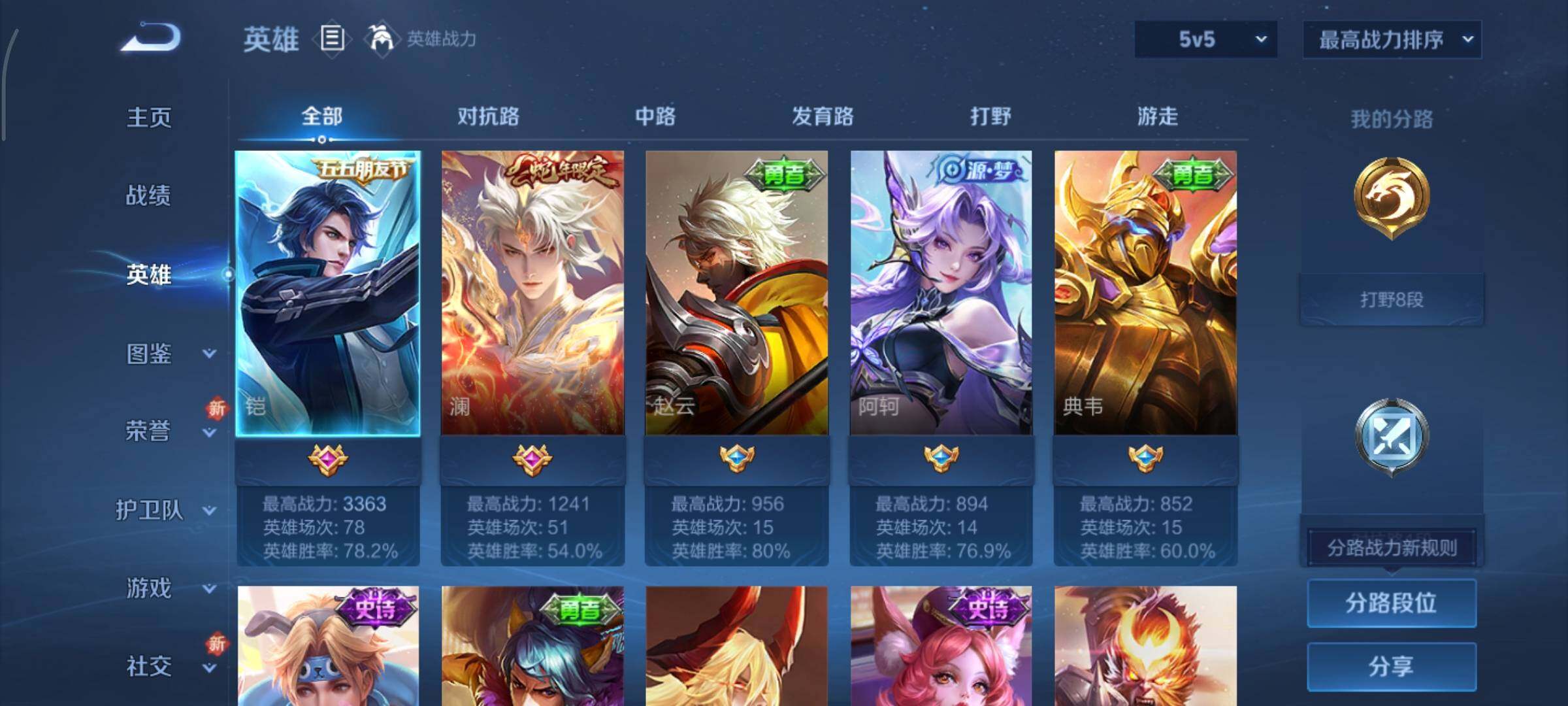 WZCMY3437672王者荣耀账号详情图3