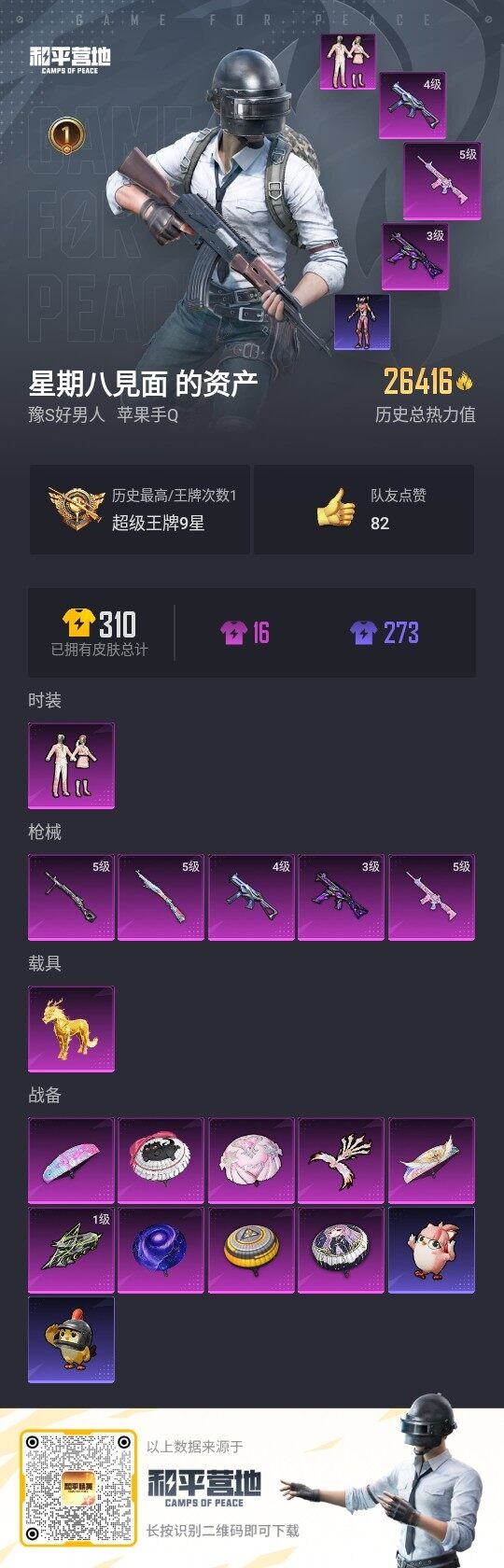 HPCMW3434724和平精英账号详情图2