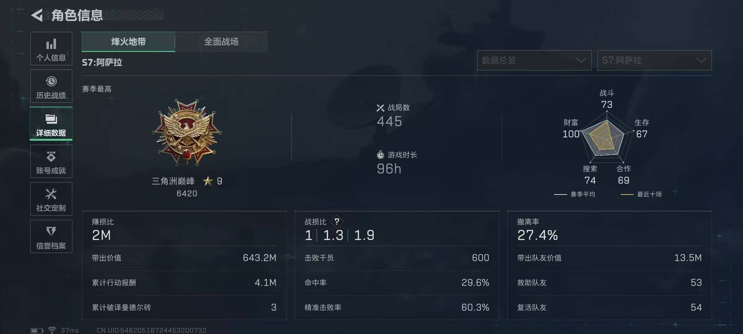 SJZQM3102628三角洲行动账号详情图8 SJZQM3102628三角洲行动账号详情图8