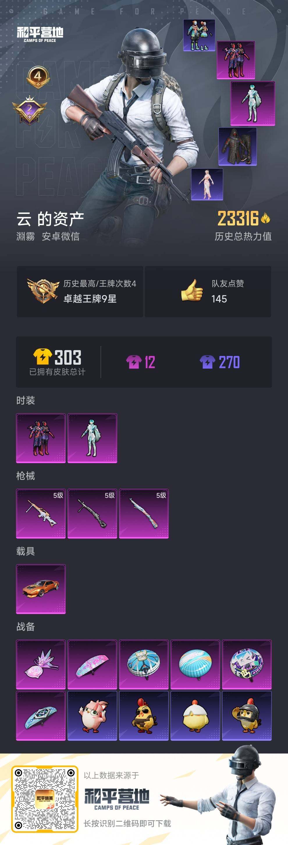 HPDN3431688和平精英账号详情图5 HPDN3431688和平精英账号详情图5