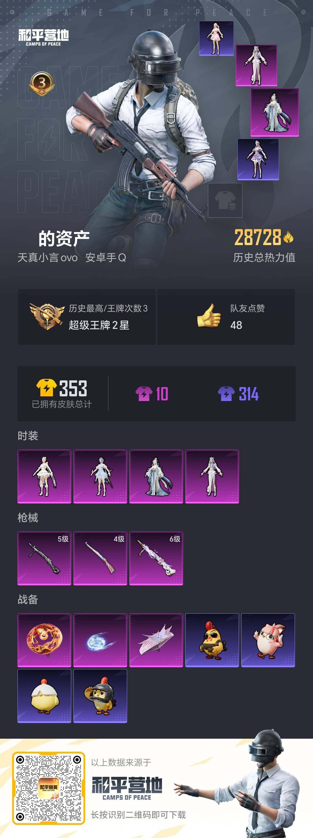 HPQM3431730和平精英账号详情图7 HPQM3431730和平精英账号详情图7