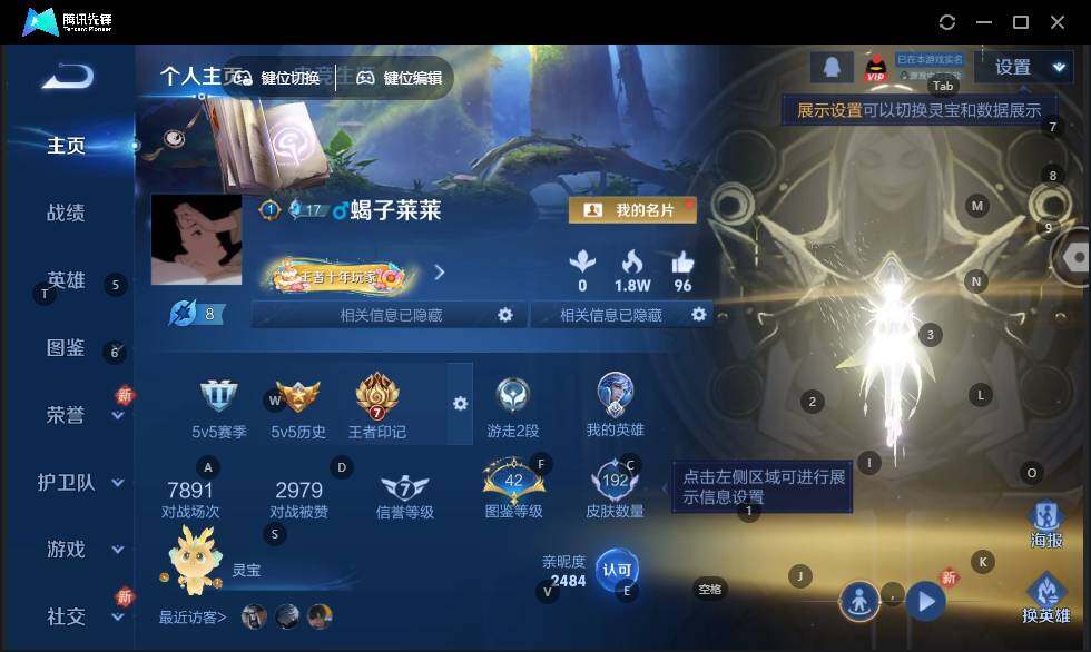 WZLE3441334王者荣耀账号详情图6