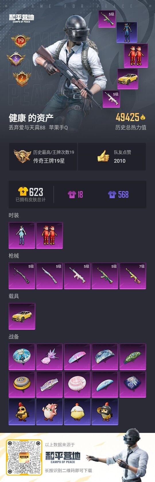 HPCMW3432677和平精英账号详情图2