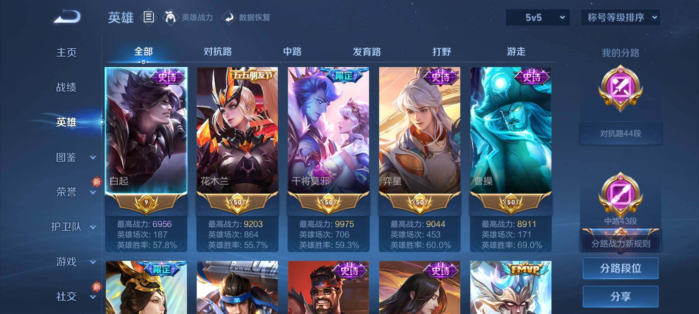 WZCMY3440272王者荣耀账号详情图3