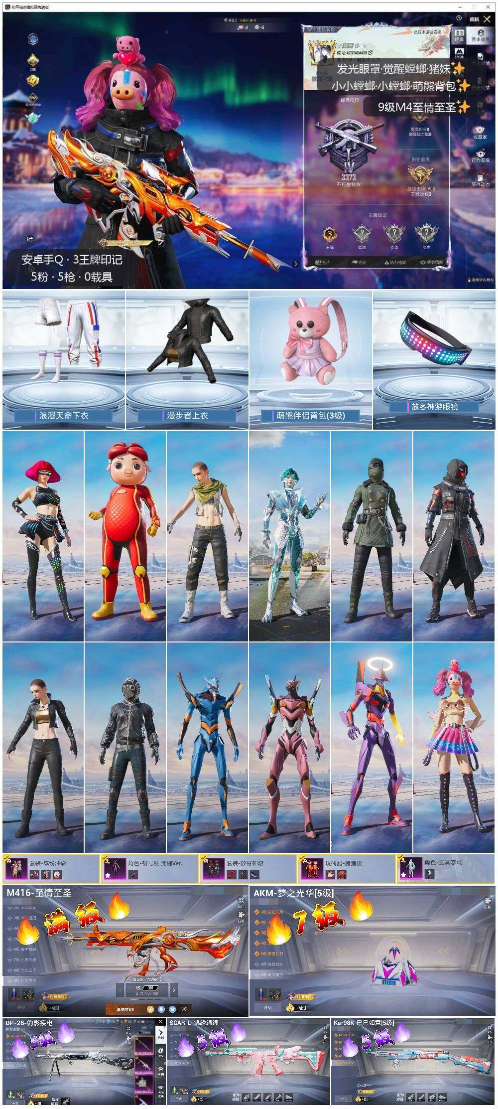 HPLX3435961和平精英账号详情图2