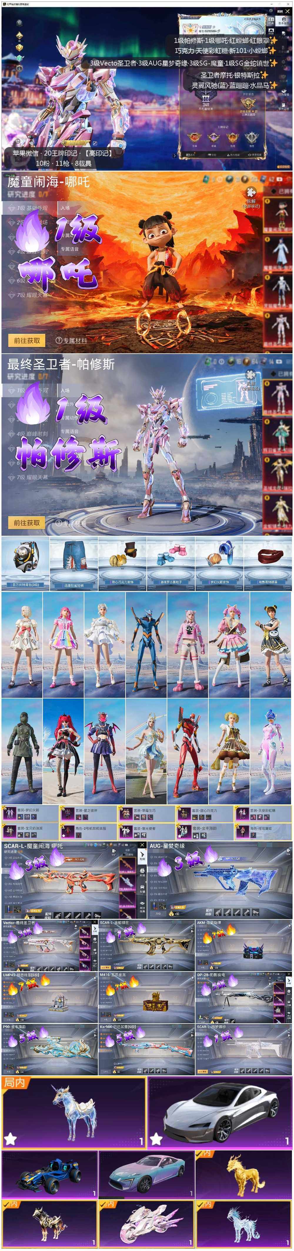 HPLE3435988和平精英账号详情图2