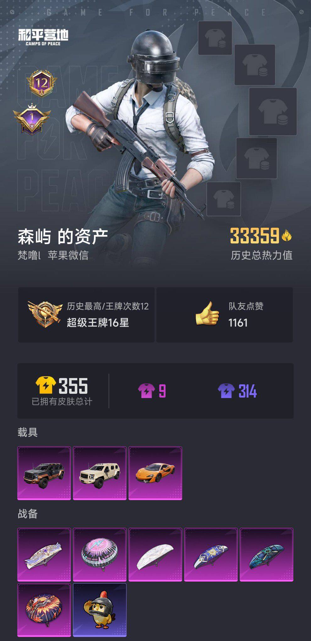 HPCMW3432711和平精英账号详情图2 HPCMW3432711和平精英账号详情图2