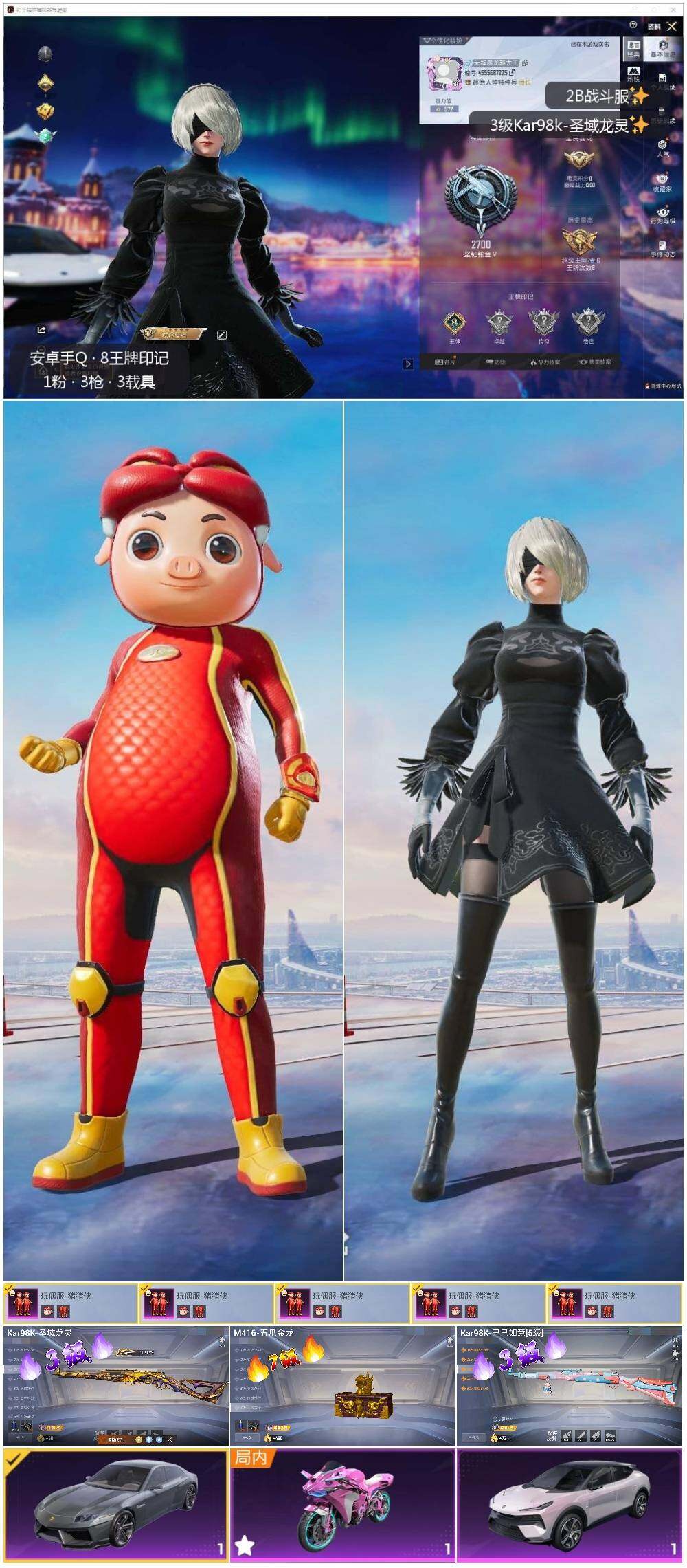 HPLX3435973和平精英账号详情图2