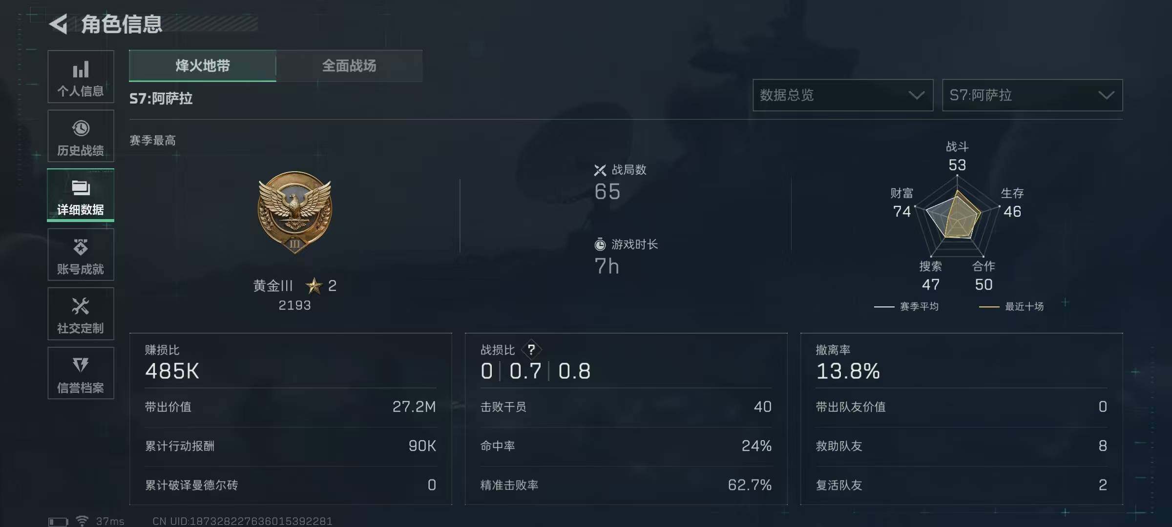 SJZEY389209三角洲行动账号详情图5