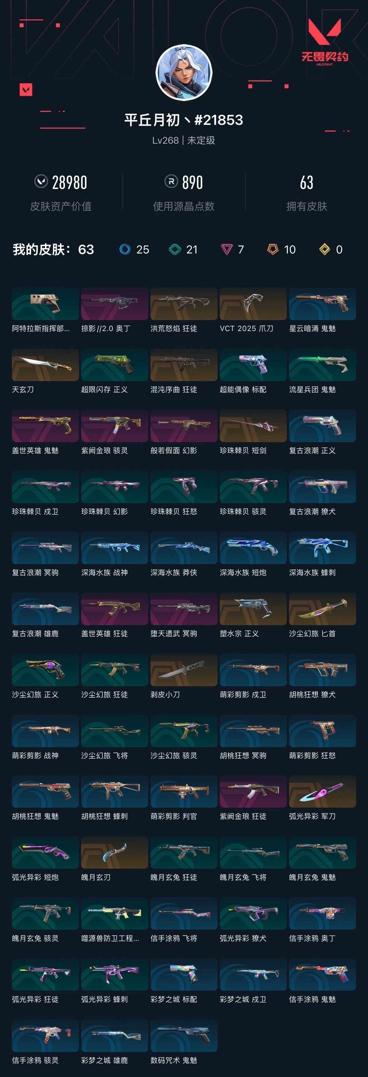 WWQXL40609无畏契约账号详情图6 WWQXL40609无畏契约账号详情图6