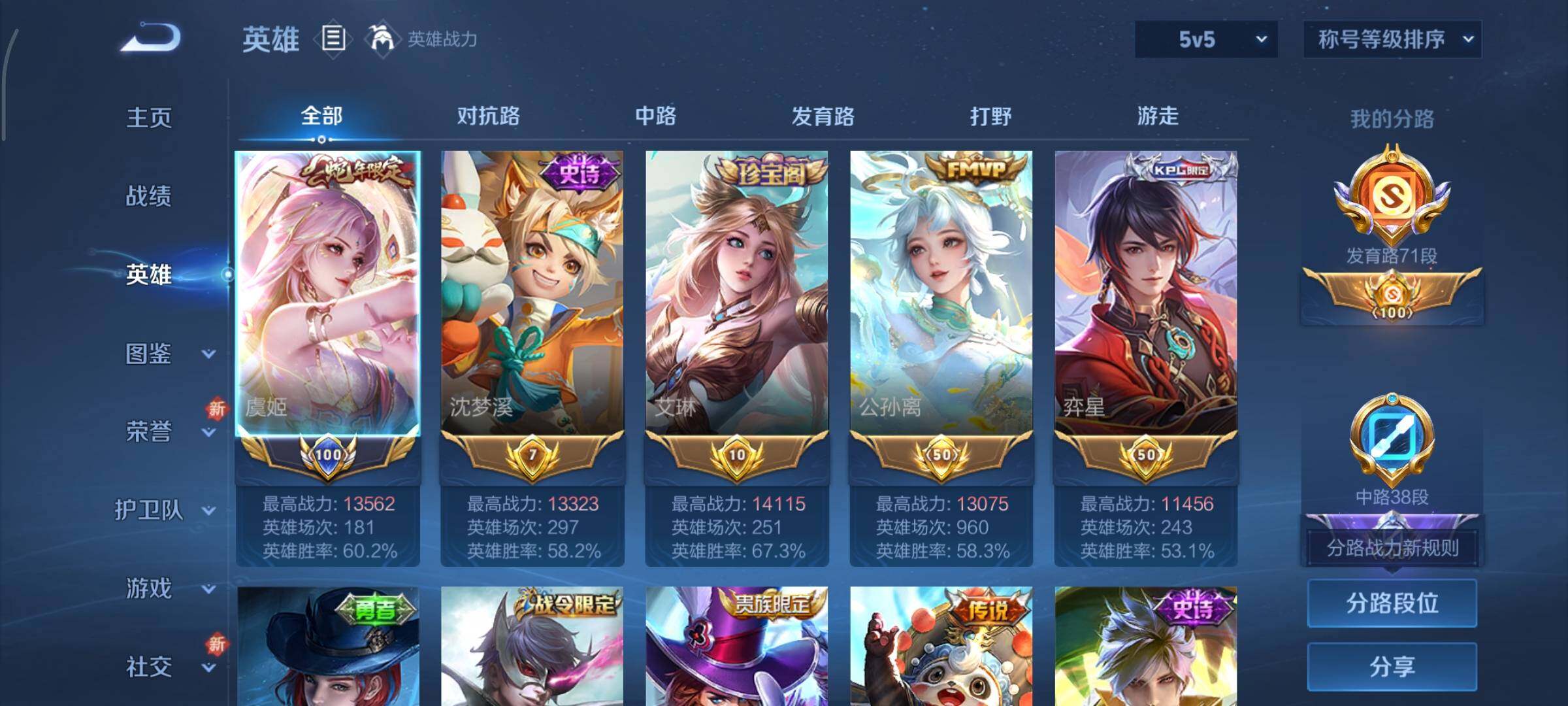 WZCMY3440573王者荣耀账号详情图4