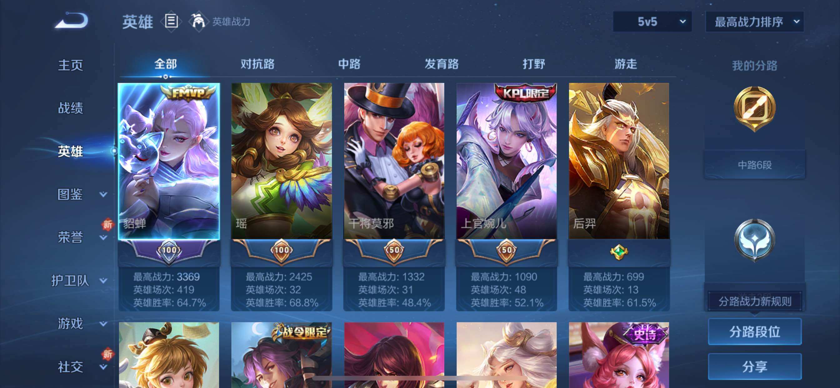 WZCMY3440505王者荣耀账号详情图3