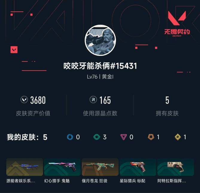 WWQQM329846无畏契约账号详情图4 WWQQM329846无畏契约账号详情图4