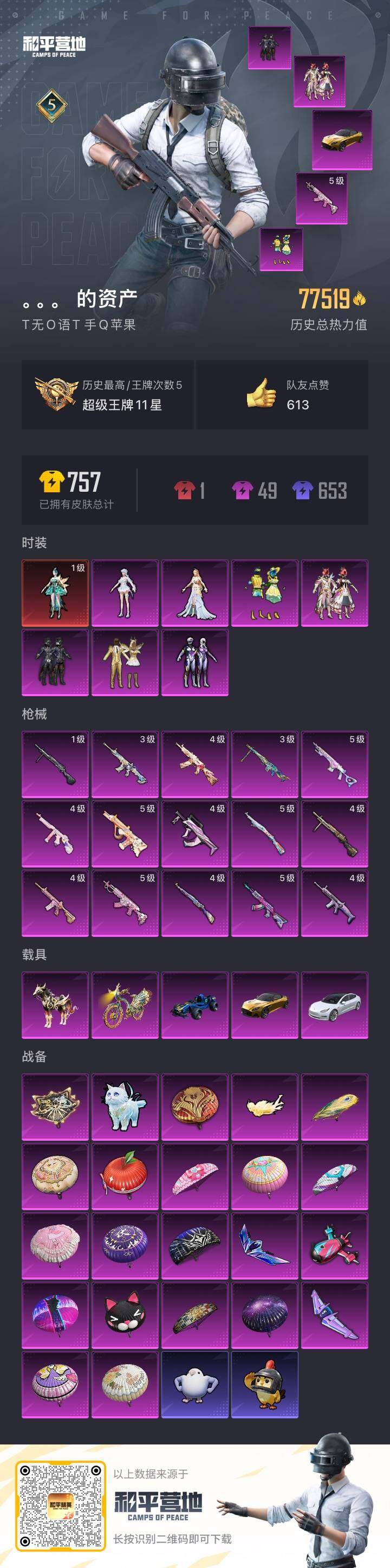 HPKG461569和平精英账号详情图2