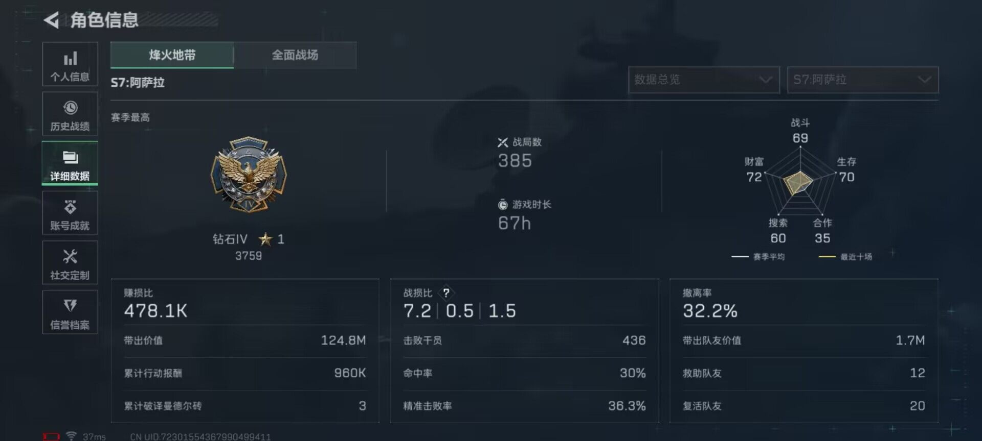 SJZEY47230三角洲行动账号详情图11