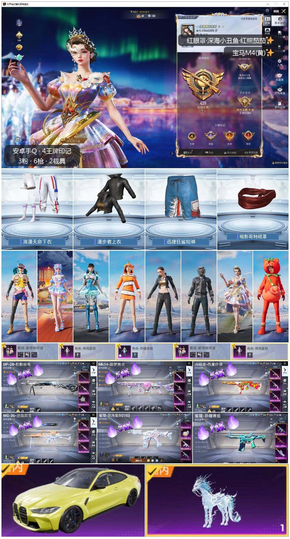 HPLE3440884和平精英账号详情图2 HPLE3440884和平精英账号详情图2