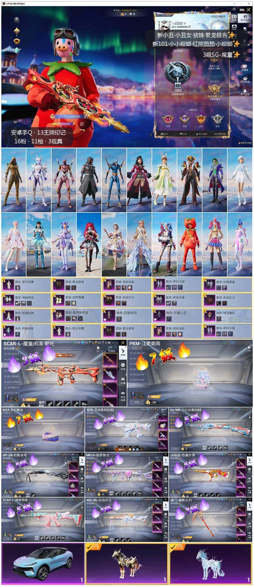 HPCMW3445965和平精英账号详情图2 HPCMW3445965和平精英账号详情图2