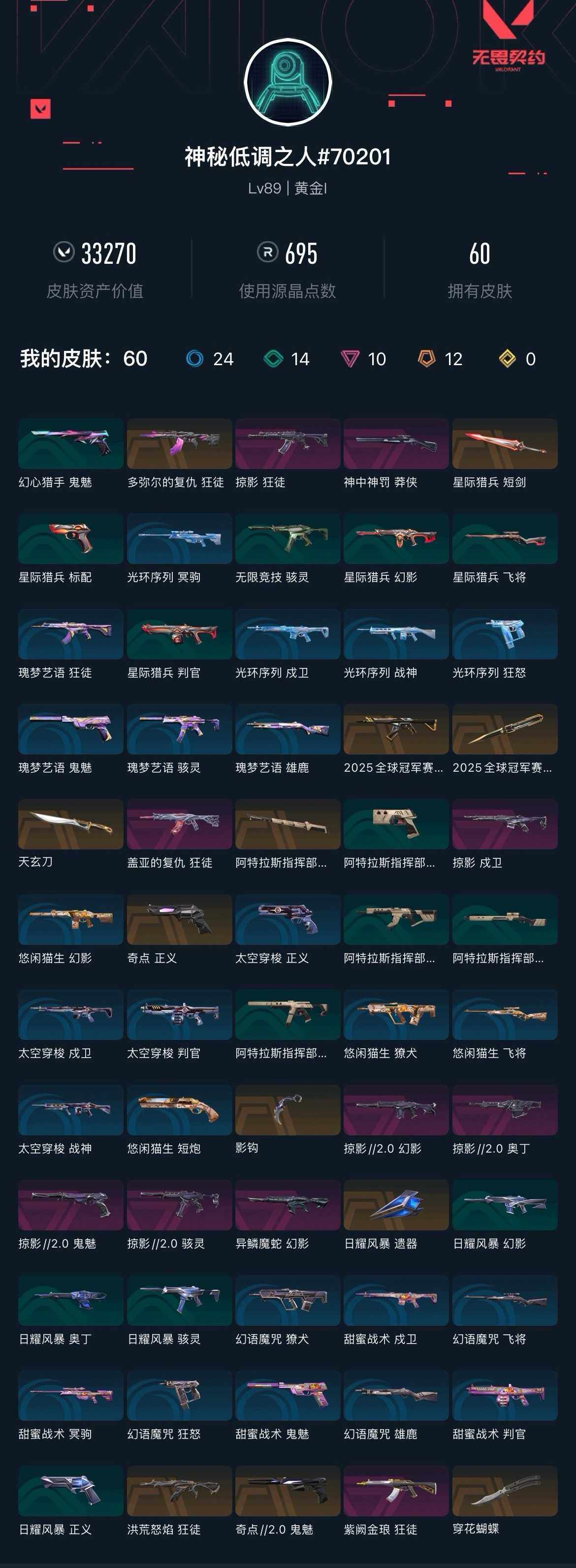 WWQXL329870无畏契约账号详情图4