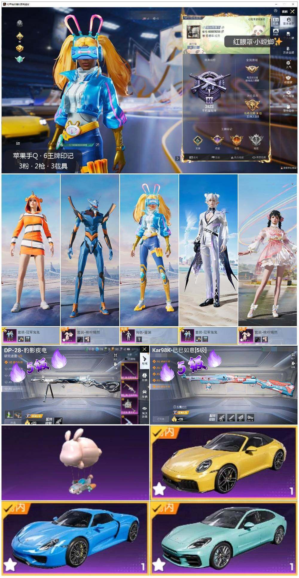 HPCMW3440914和平精英账号详情图2