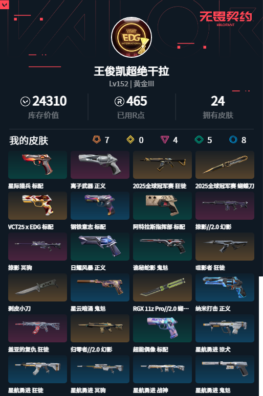 WWQLXY42787无畏契约账号详情图2 WWQLXY42787无畏契约账号详情图2