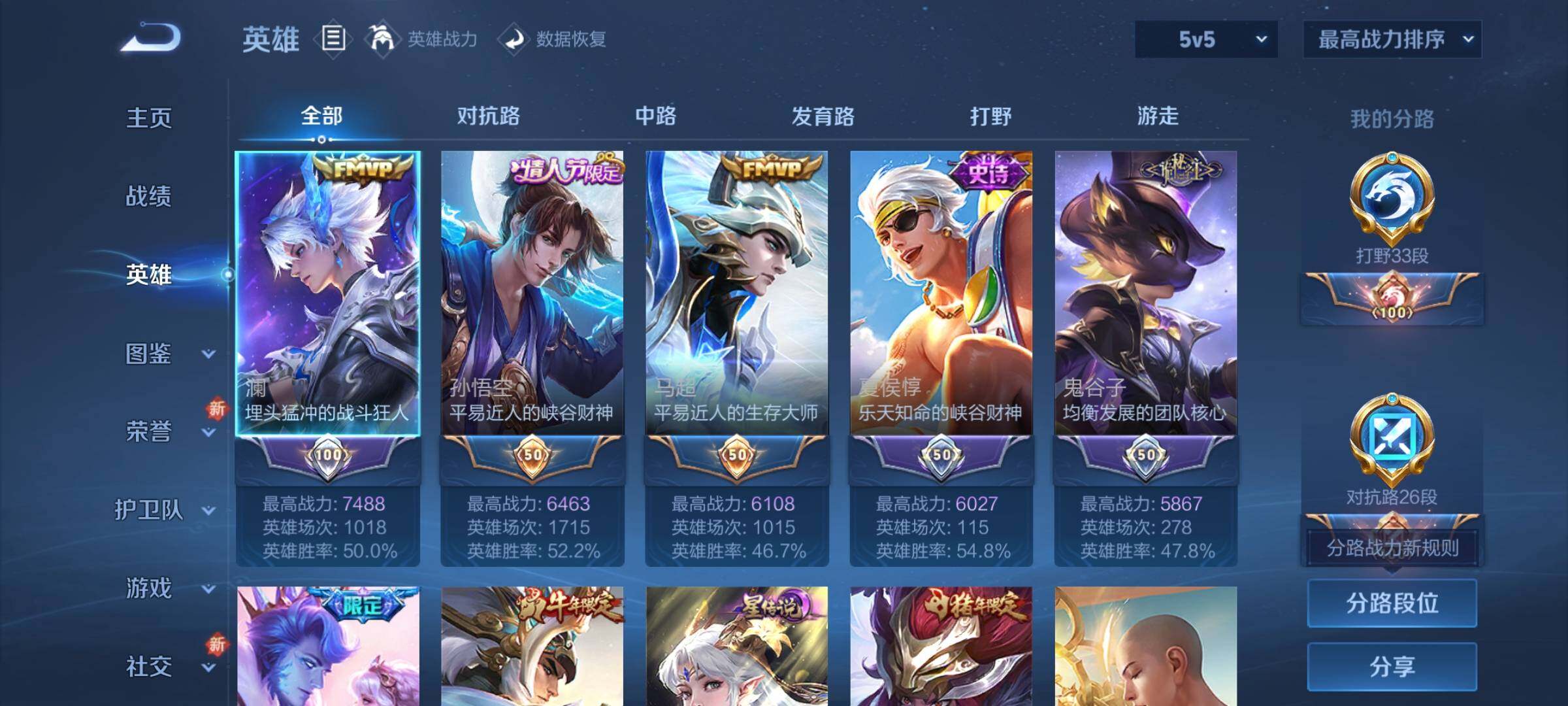 WZCMY3440592王者荣耀账号详情图3