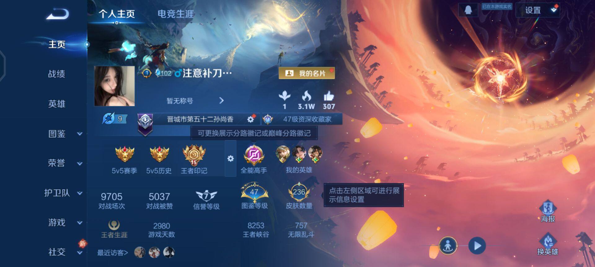 WZQM3442854王者荣耀账号详情图8