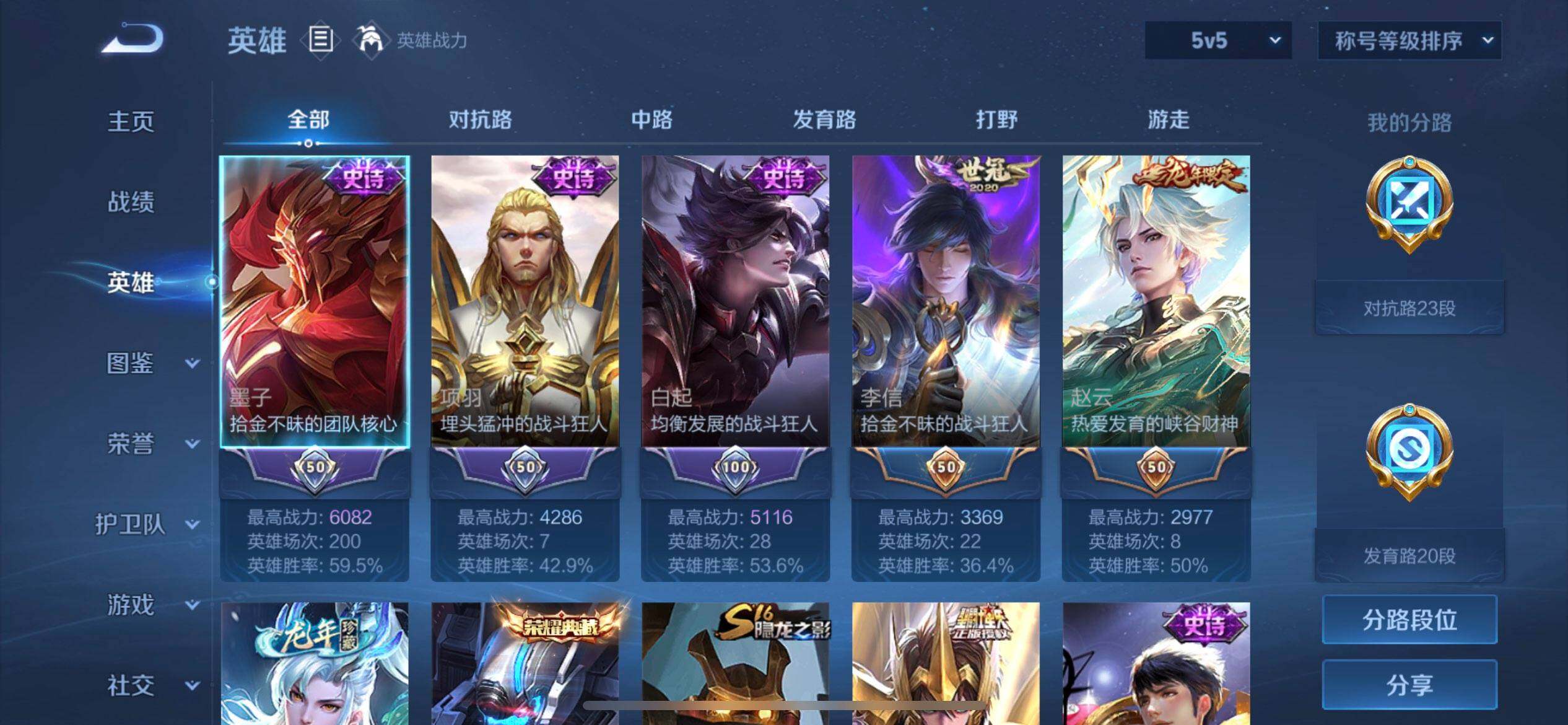 WZQM3463349王者荣耀账号详情图5