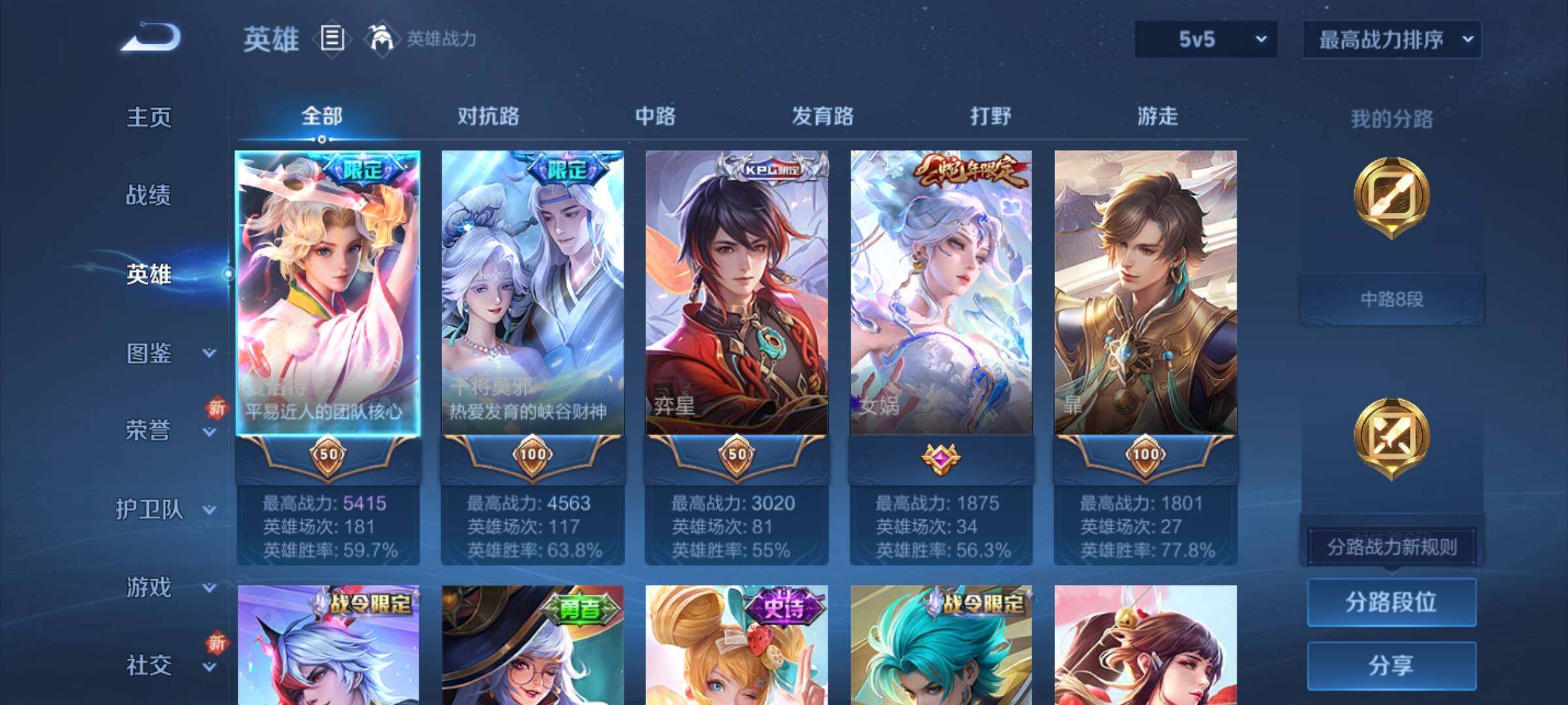 WZCMY3440490王者荣耀账号详情图3