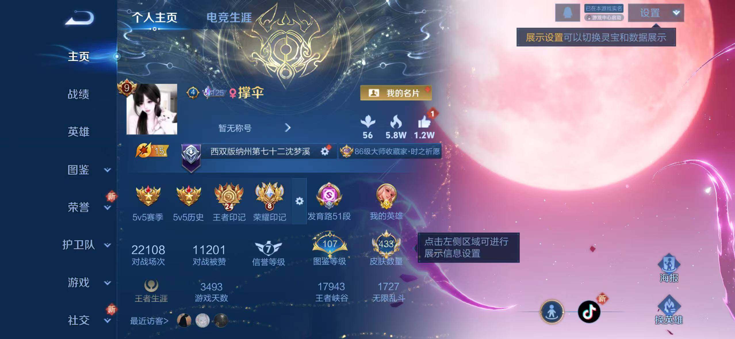 WZLX3438171王者荣耀账号详情图2