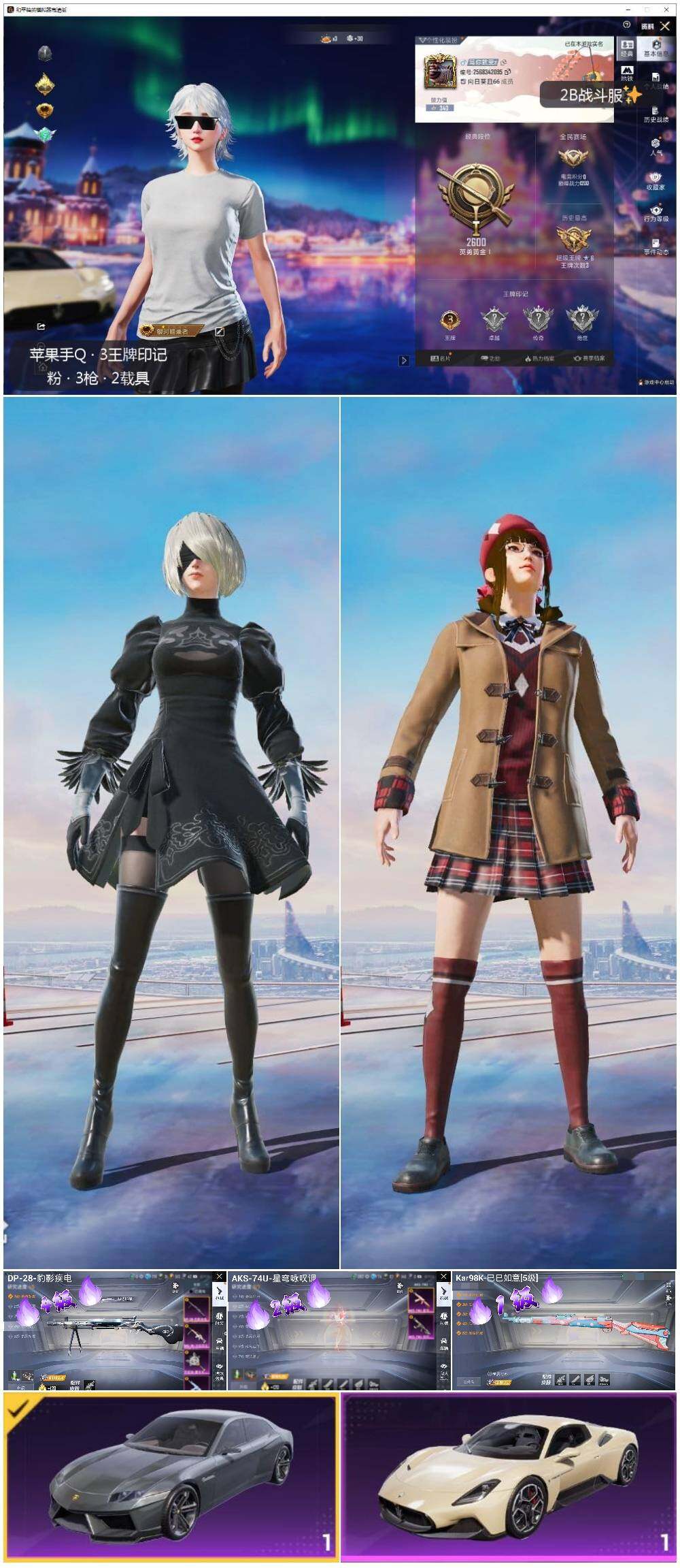 HPLE3440852和平精英账号详情图2