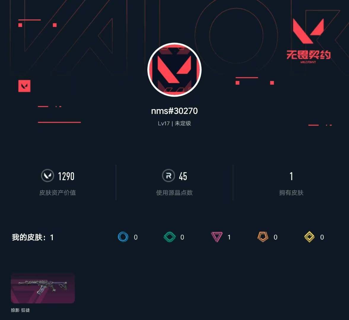 WWQXL330071无畏契约账号详情图3 WWQXL330071无畏契约账号详情图3