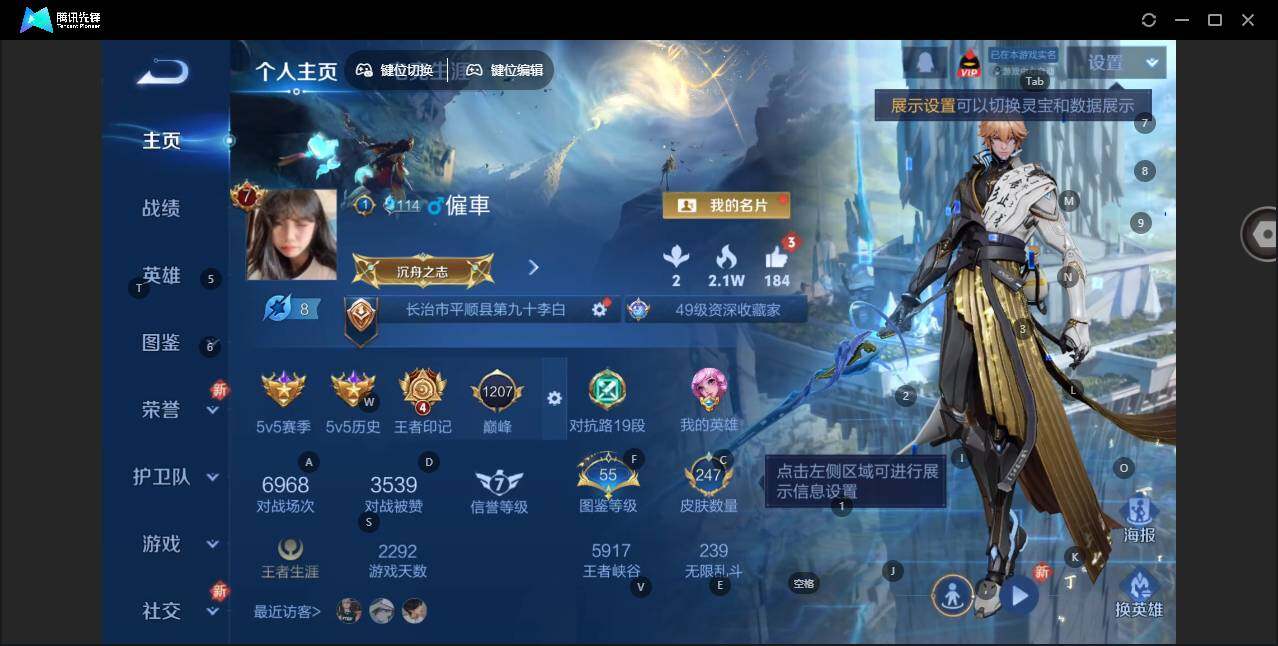 WZLX3481356王者荣耀账号详情图6