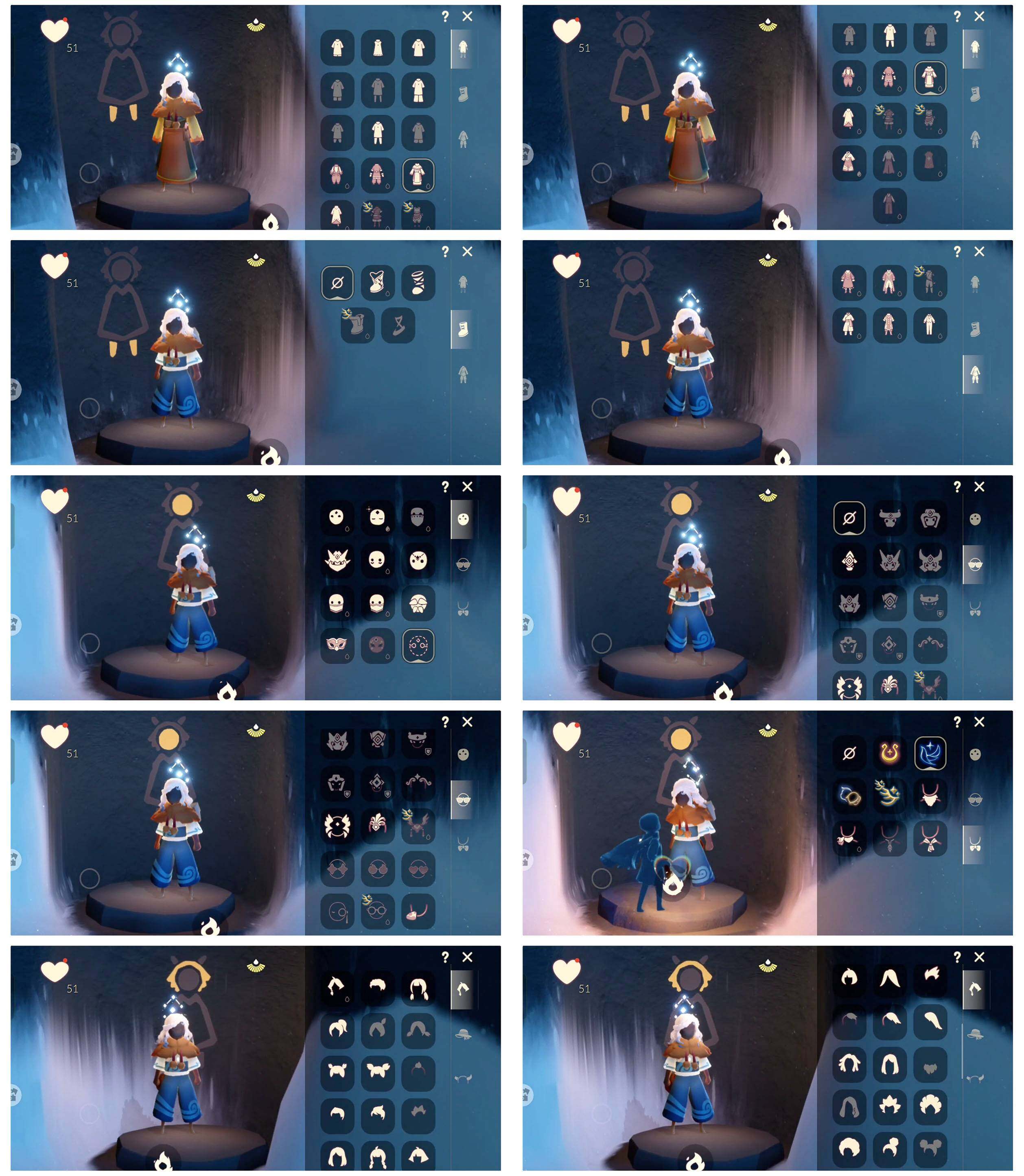 光遇账号华为渠道服4季10翼魔法季耳坠暗彩武士裤青衫落拓海洋发型公主头立式钢琴红色流珠裙详情看图，价格可刀
资源：蜡烛514    爱心 52   红烛   翼10
已毕业地图：雨林
毕业季节： 魔法季半毕业 青鸟季