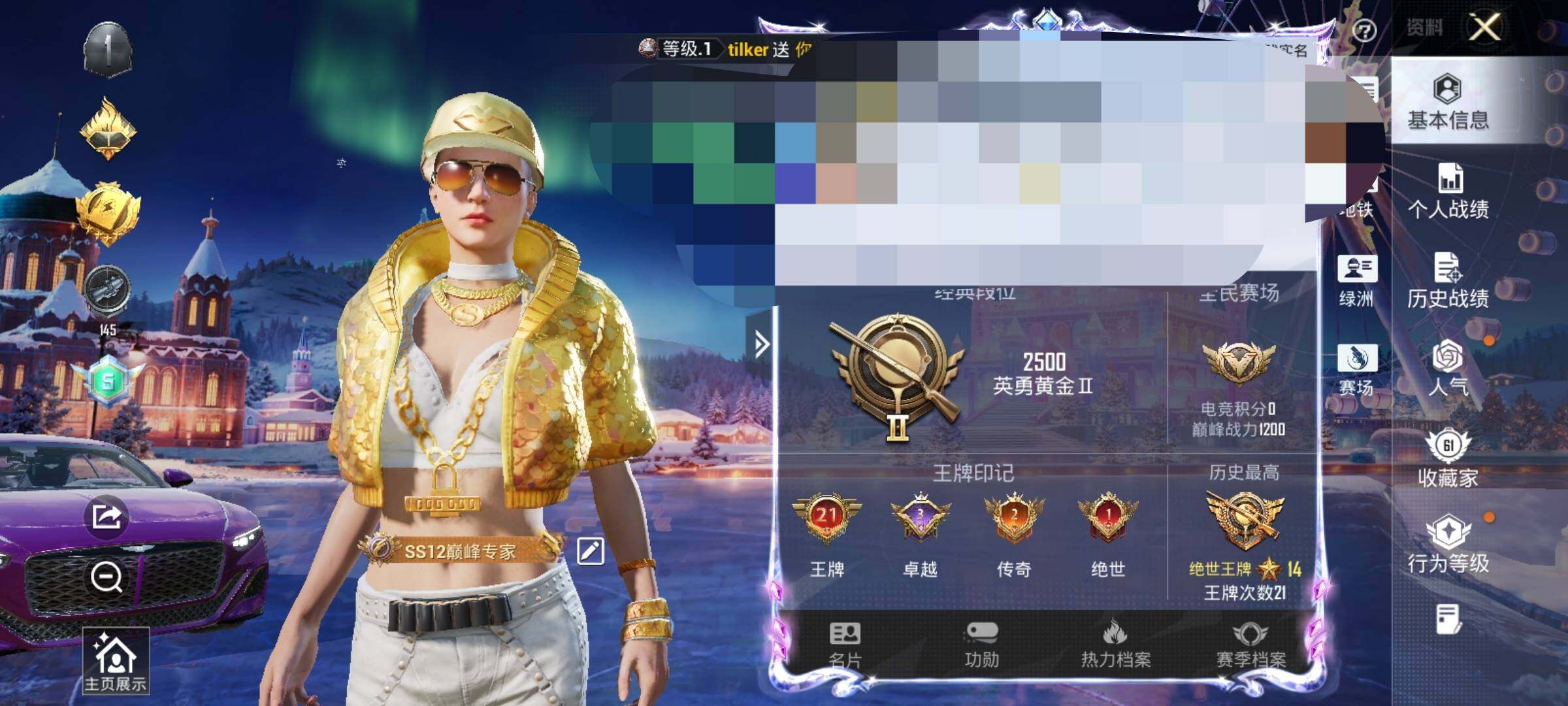 HPQM3435245和平精英账号详情图9