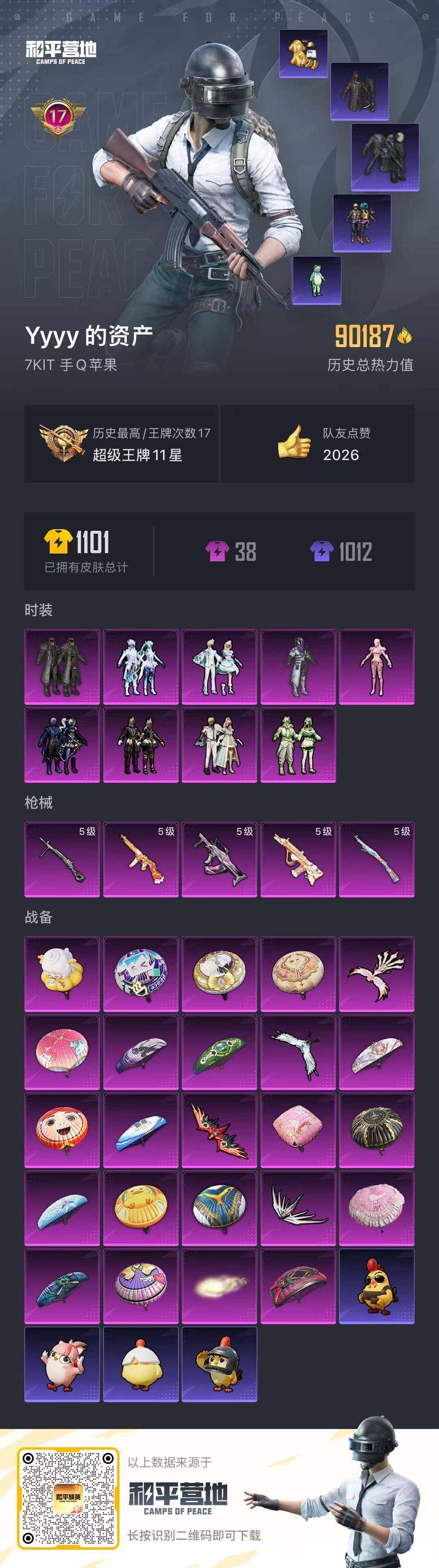 HPQM3434486和平精英账号详情图22