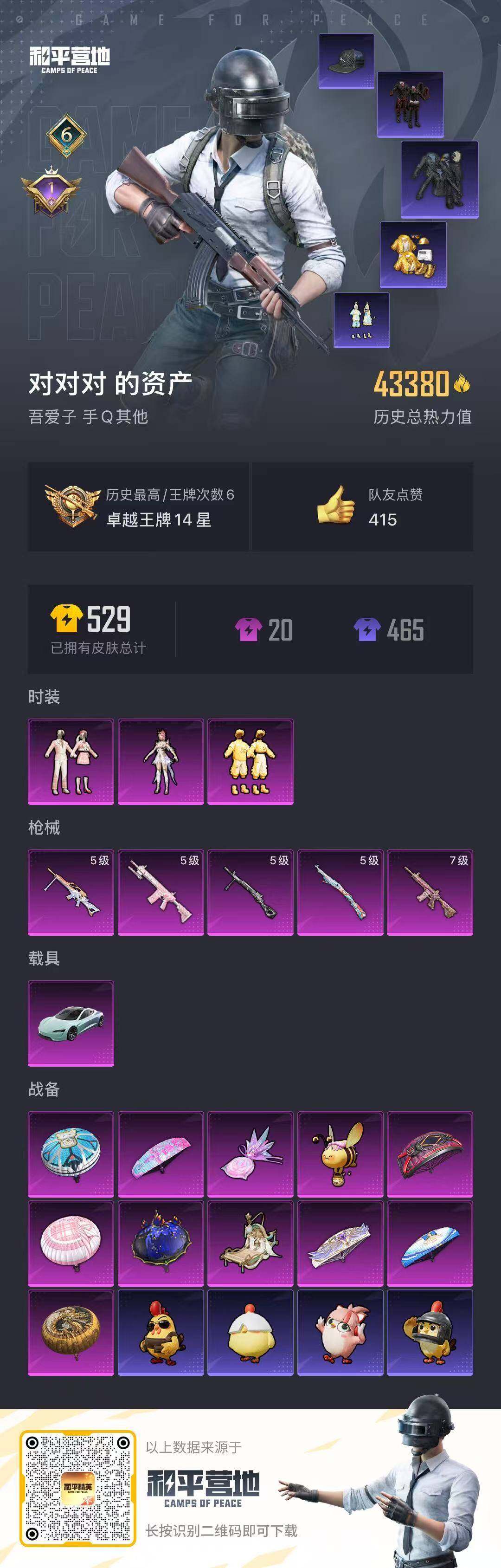 HPQM3434513和平精英账号详情图20