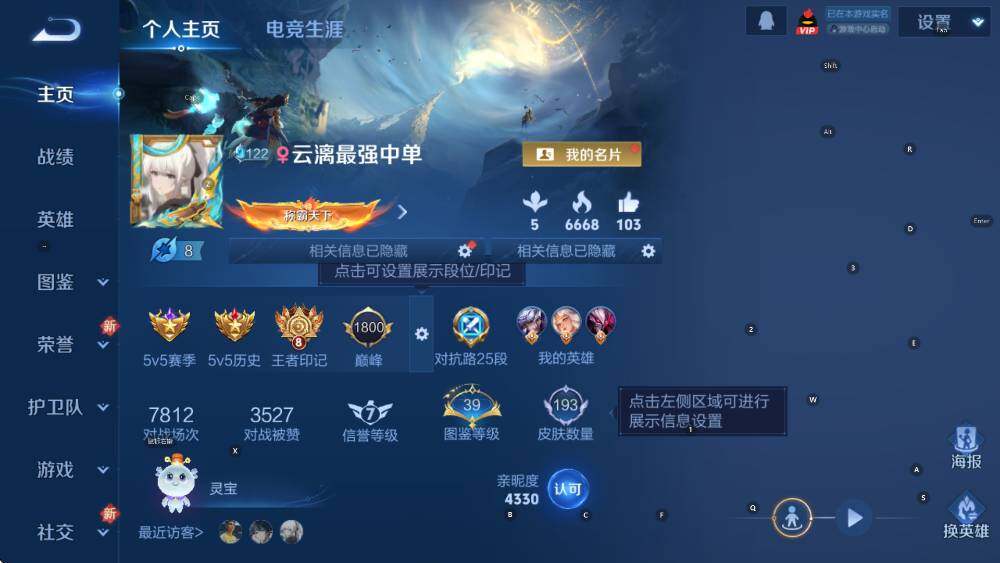 WZCMW3440000王者荣耀账号详情图6