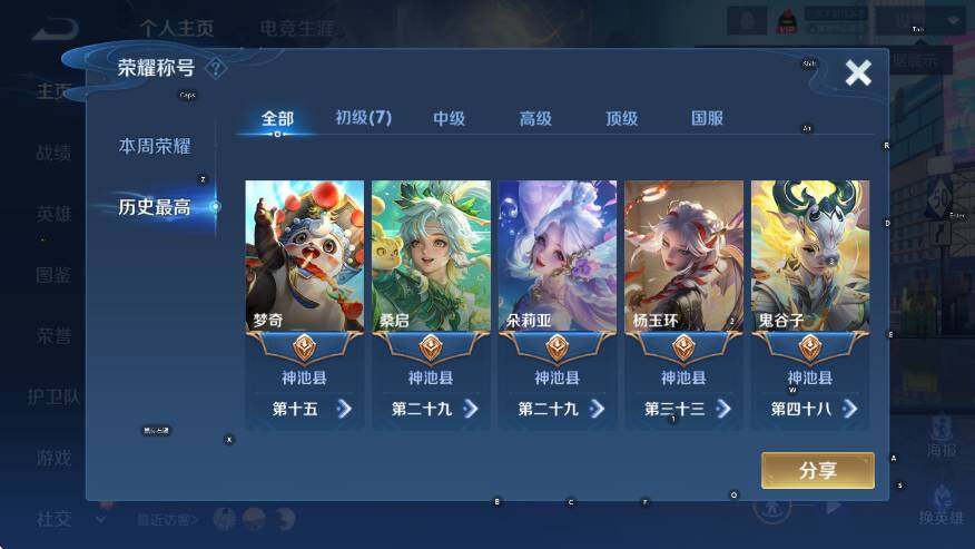 WZCMW3440010王者荣耀账号详情图10