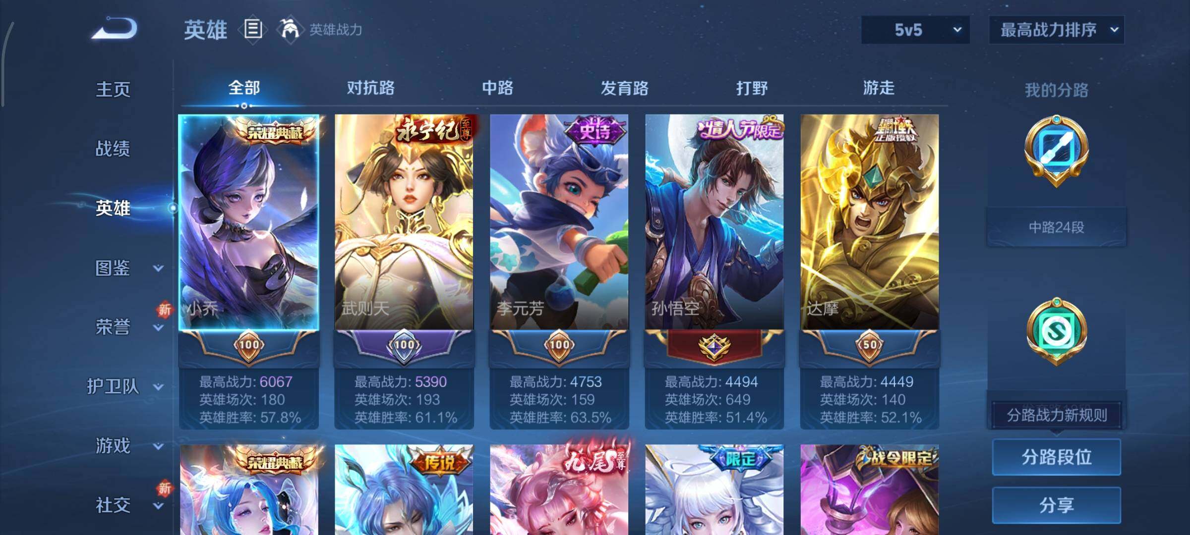 WZCMY3442928王者荣耀账号详情图3