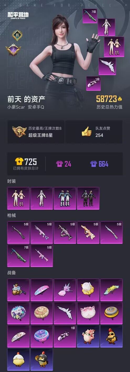 HPQM3435263和平精英账号详情图3